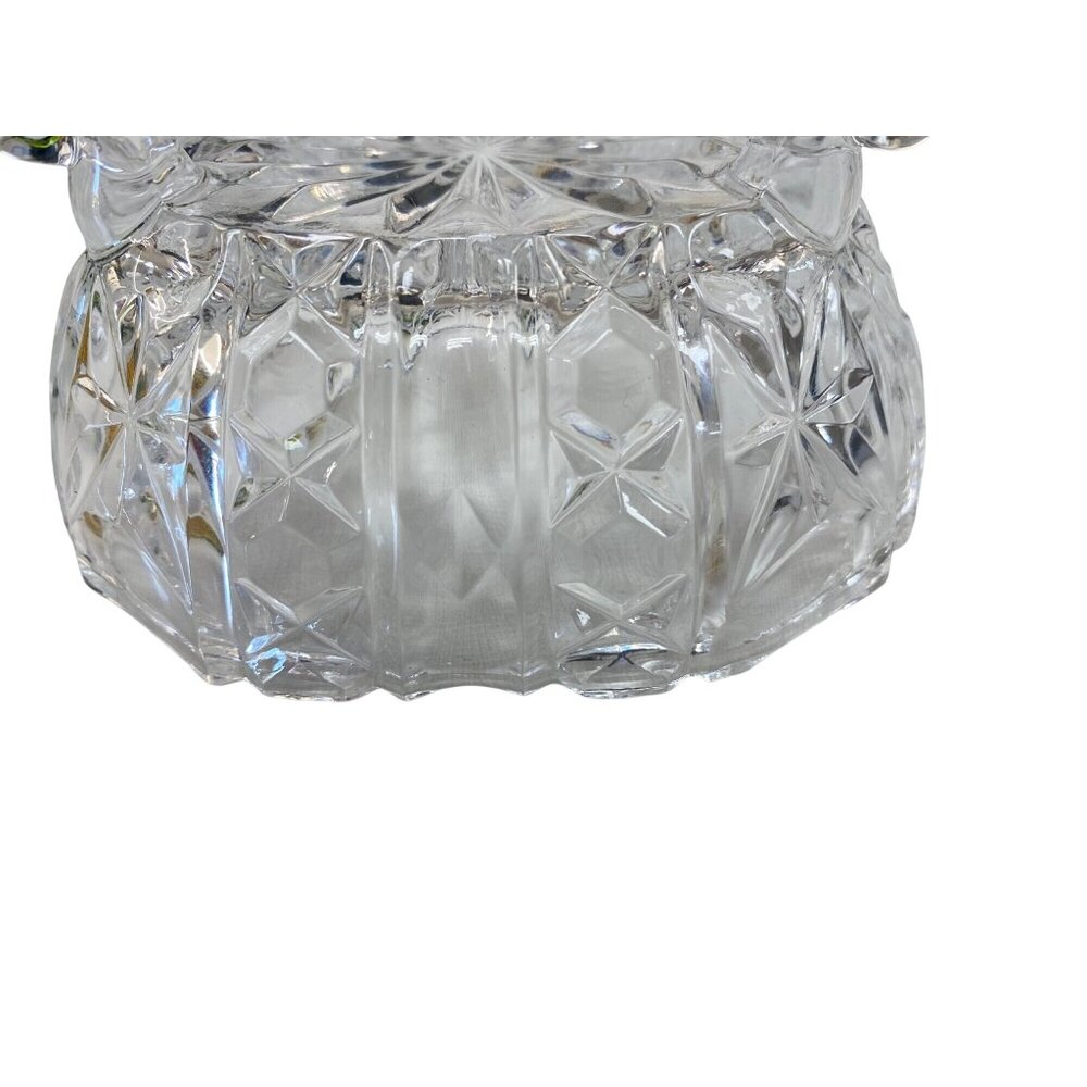 Vintage Crystal Footed Bowl Decorative Candy Bowl - Picture 6 of 9